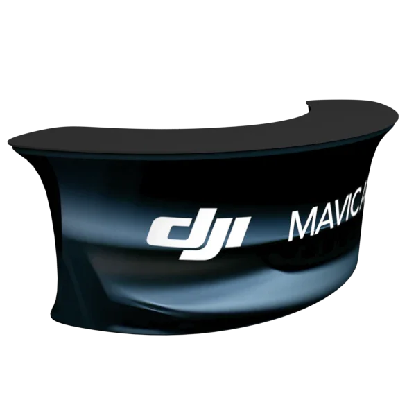 10ft Curved Tension Fabric Counter