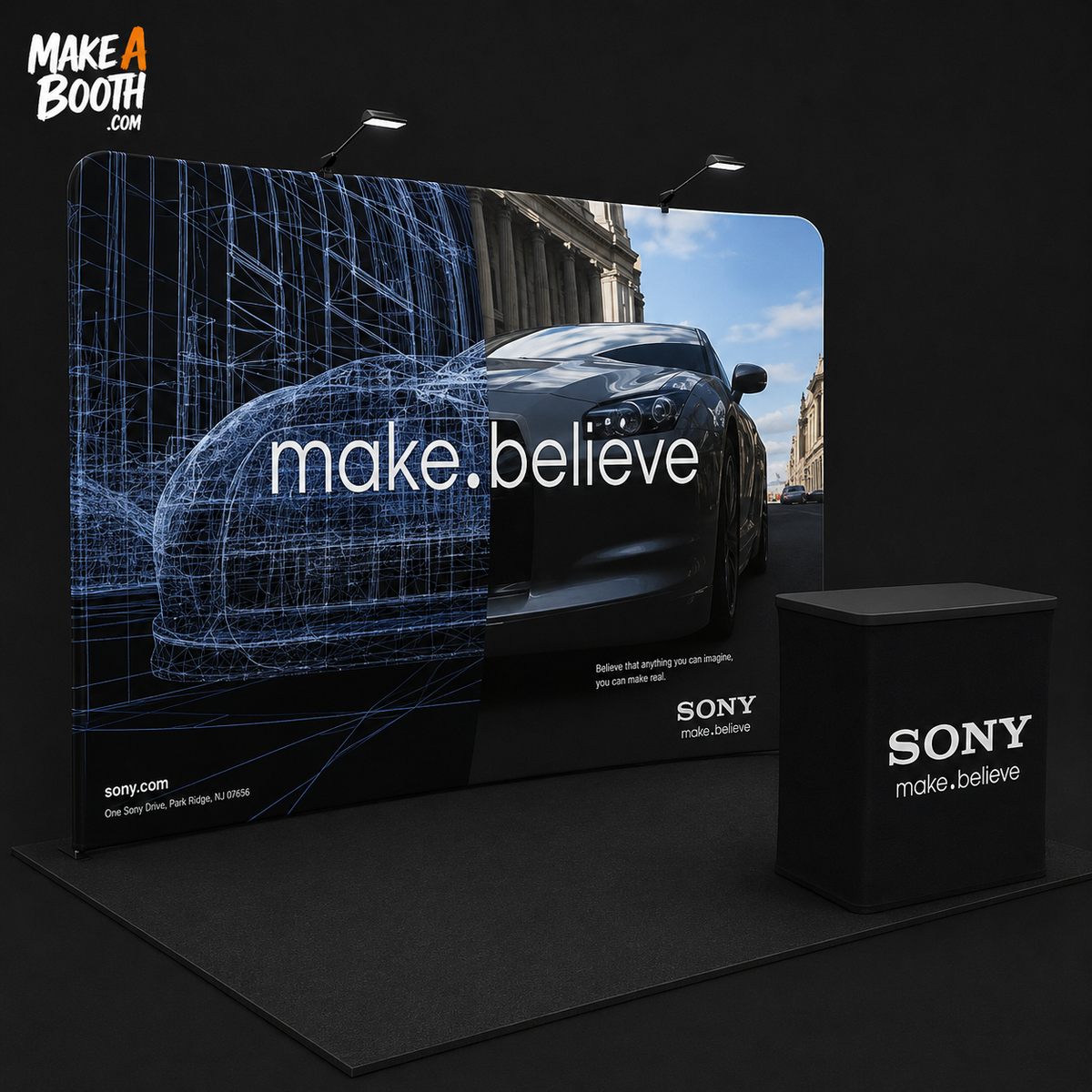 Curved Tension Fabric Display Kit