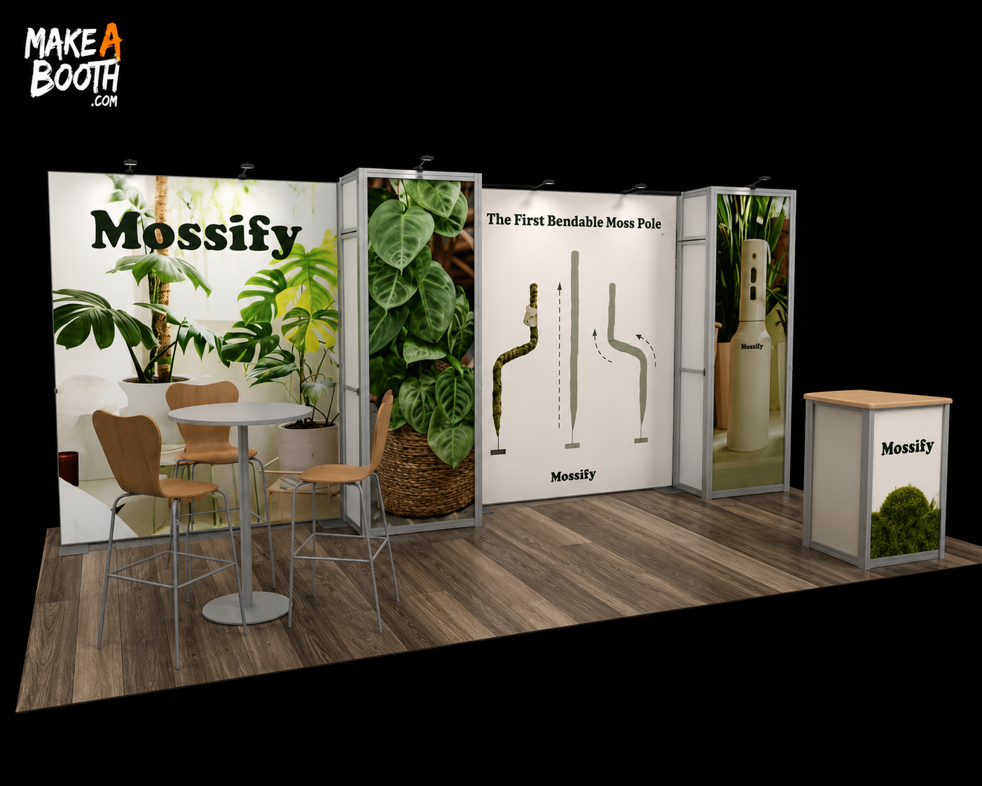 10x20 Eco-Modular Backlit Exhibit Kit