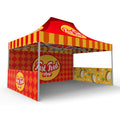 15ft Pop Up Tent with Backwall and Sidewalls