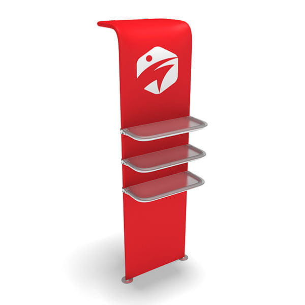 28" Full Waterfall Shelving Display