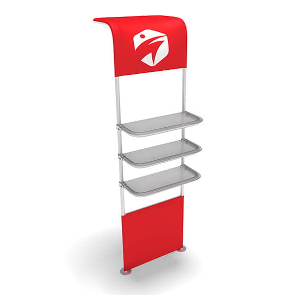28" Partial Waterfall Shelving Display