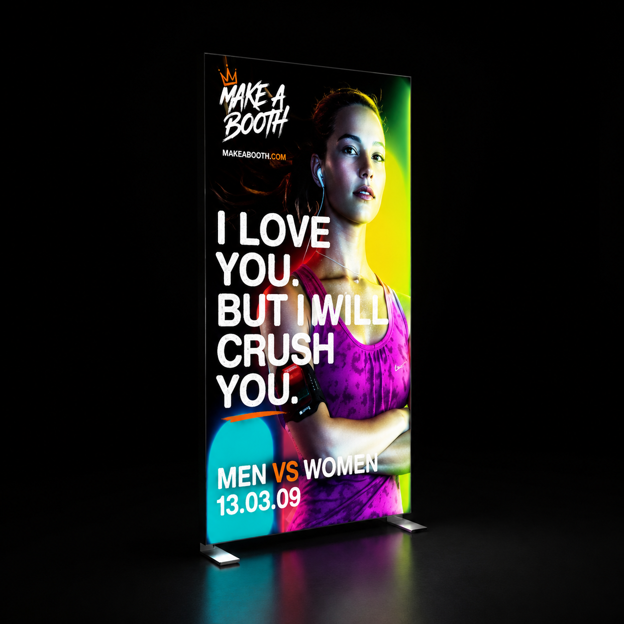 Backlit Tension Fabric Display