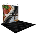 8ft Straight Pop Up Fabric Display