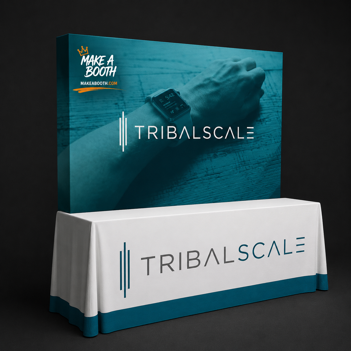 Tabletop Pop Up Fabric Display Kit