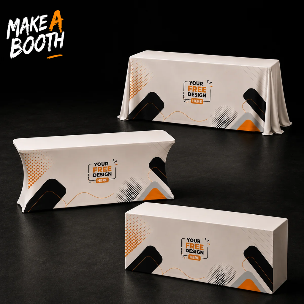 Custom Table and Cover Set | Draped, Stretch, or Fitted Styles