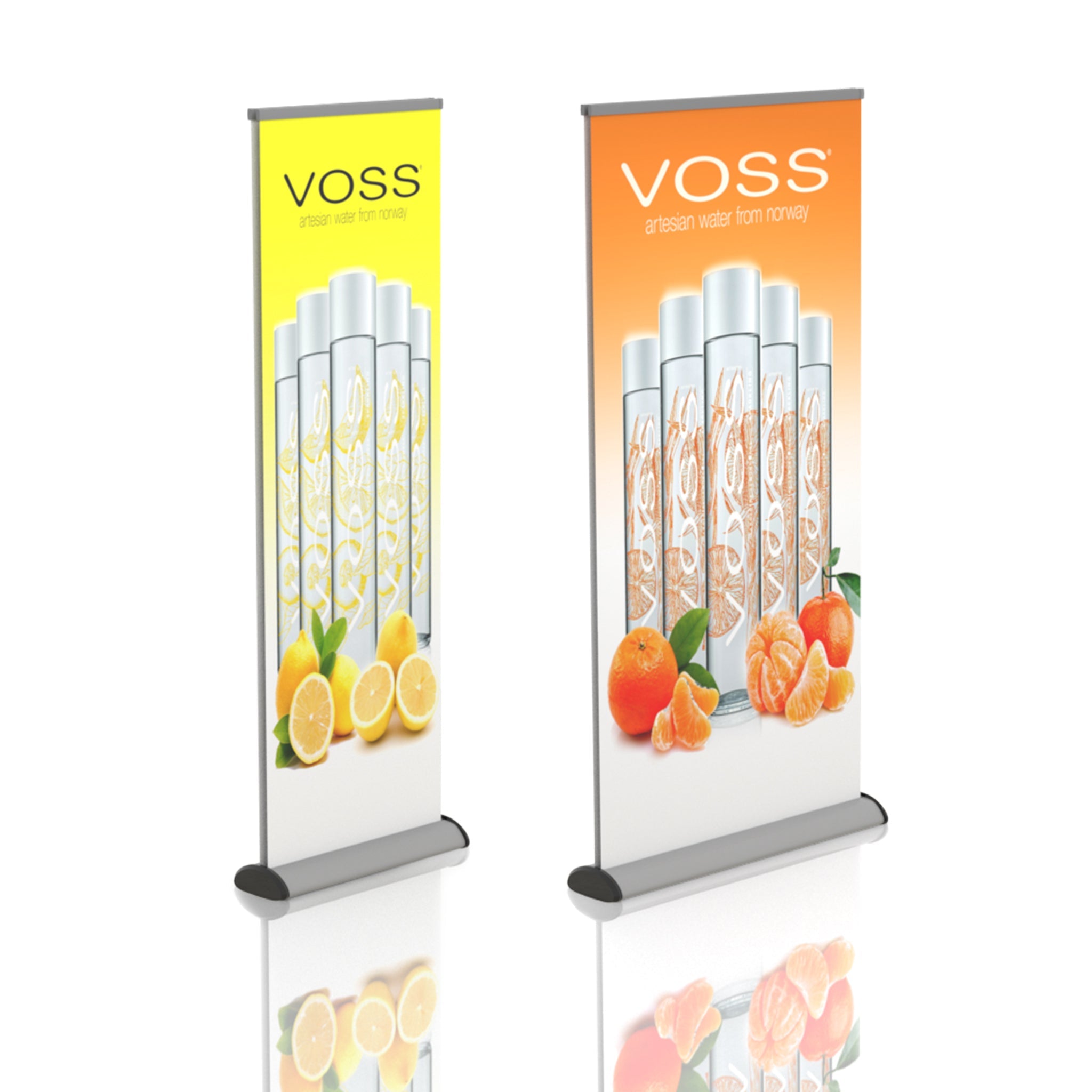 Double-Step Retractable Banners