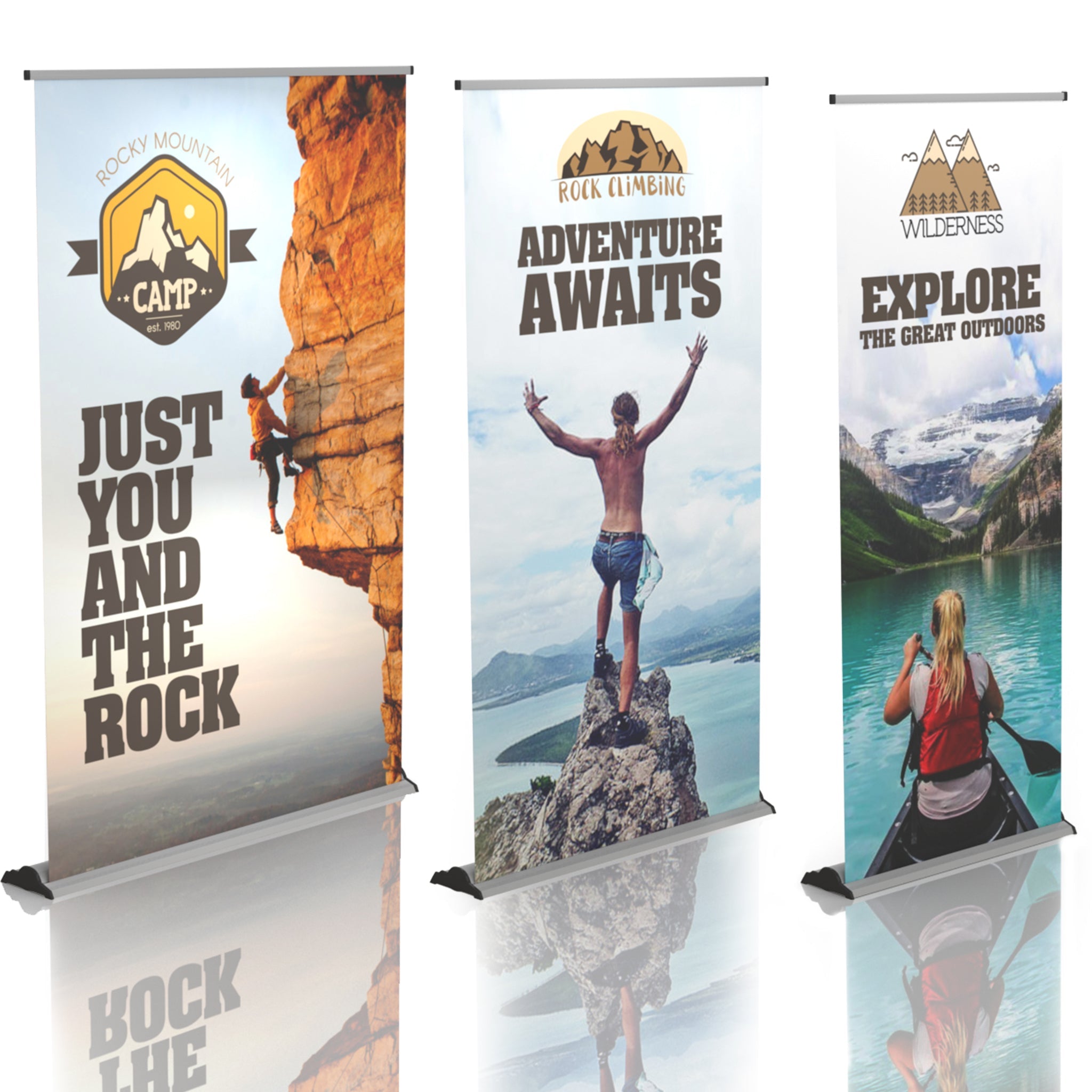 Silver-Step Premium Retractable Banners