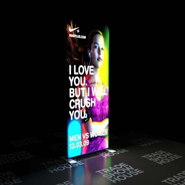 Backlit Tension Fabric Display Replacement Graphics