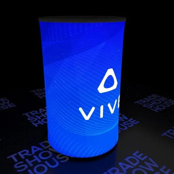 Circle Backlit Inflatable Counter