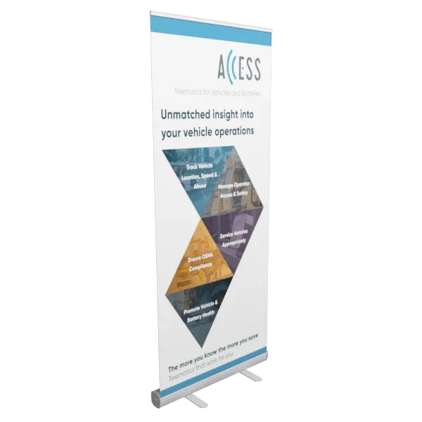 Classic 33 Inch Retractable Banner Stand