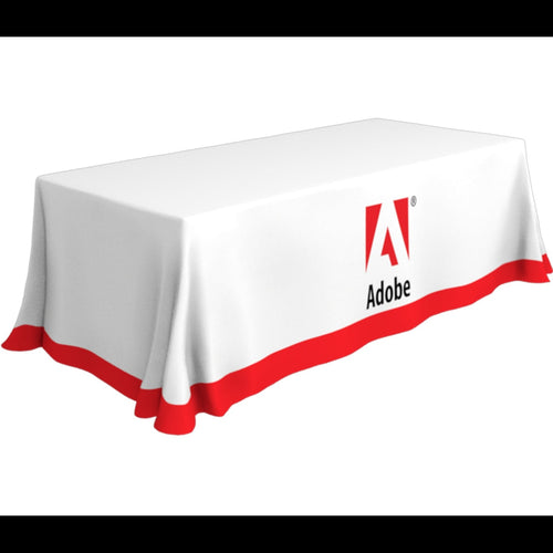 8ft Printed Table Throw - 3 Sided $239.99 / 4 Sided $299.99