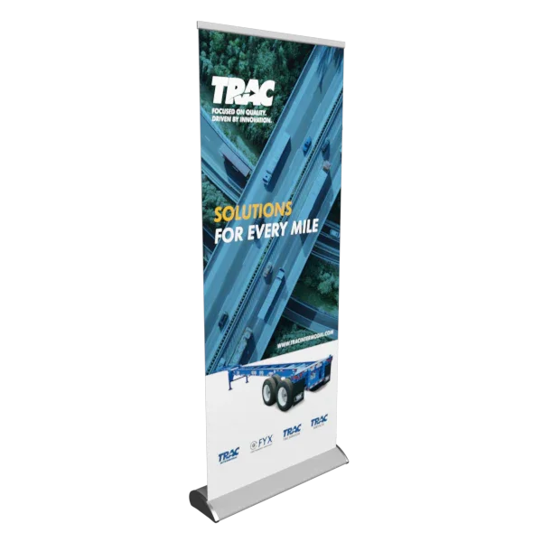 Deluxe 33 Inch Retractable Banner Stand