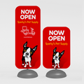 Outdoor Tension Fabric Banner Stand with Water Base