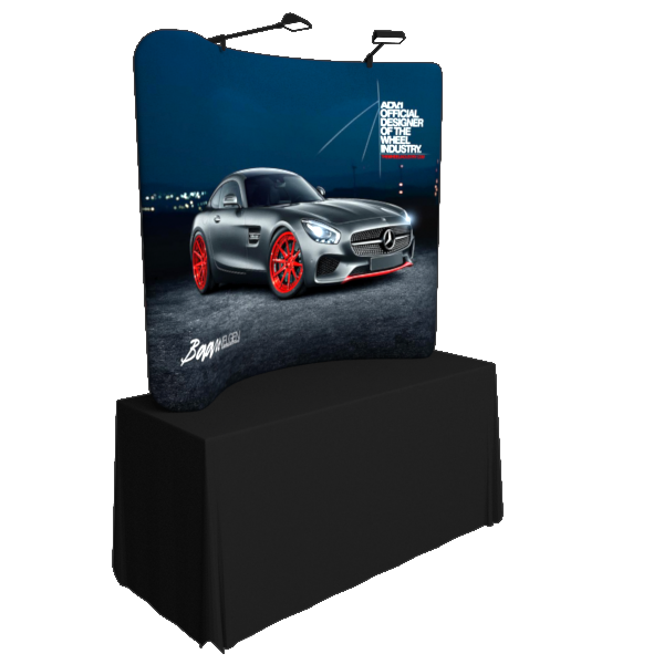 Tabletop Tension Fabric Display Replacement Graphics